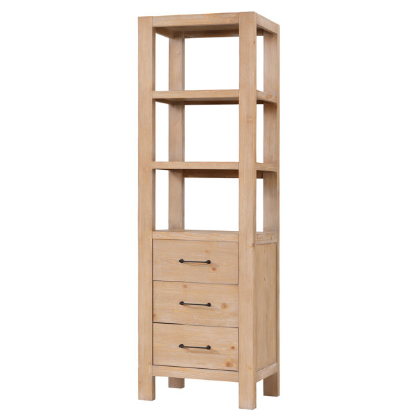 Moana Solid Wood Freestanding Bathroom Cabinet & Reviews | Joss & Main